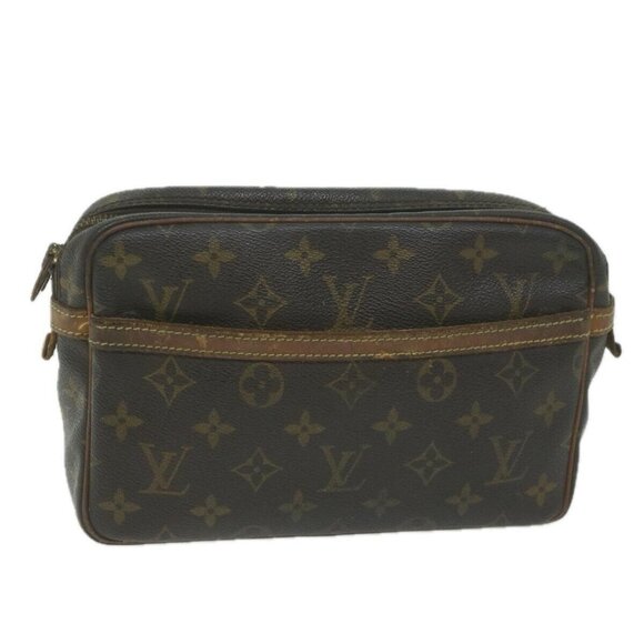 LOUIS VUITTON Monogram Compiegne 23 Clutch Bag - Picture 1 of 13